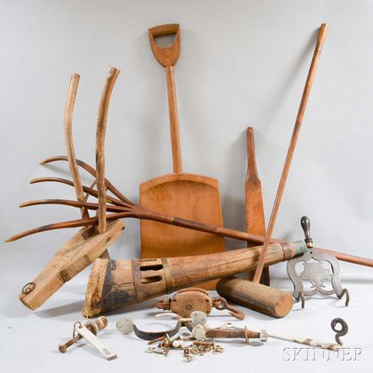 Group of Assorted Tools and Domestic Items