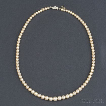 Natural Pearl Necklace, Tiffany & Co.