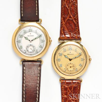 Two Gentleman's Wristwatches, Movado ESQ.