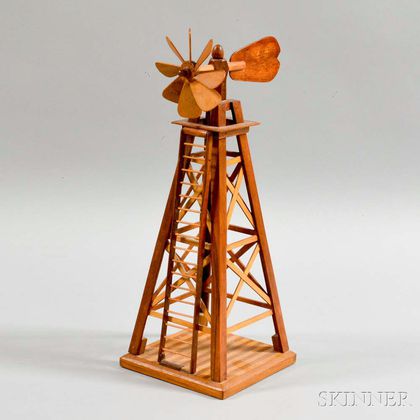 Folk Art Windmill Structure