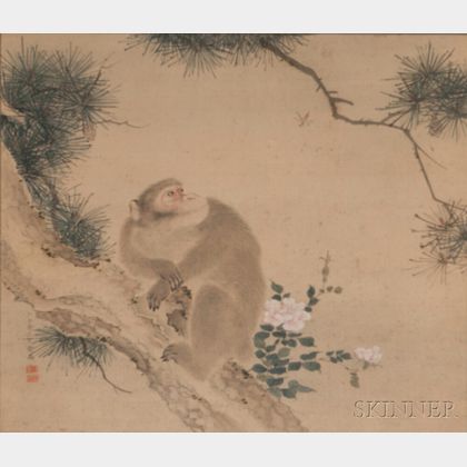 Painting Depicting a Monkey