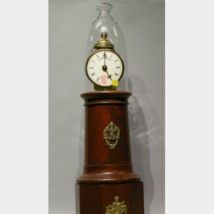 Hugh Witham S. Willard Style Ormolu Mounted Mahogany Domed Lighthouse Clock