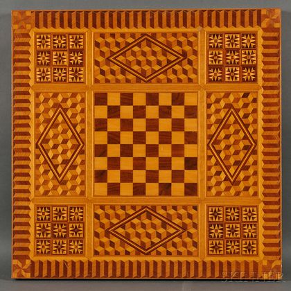 Marquetry-decorated Games Table