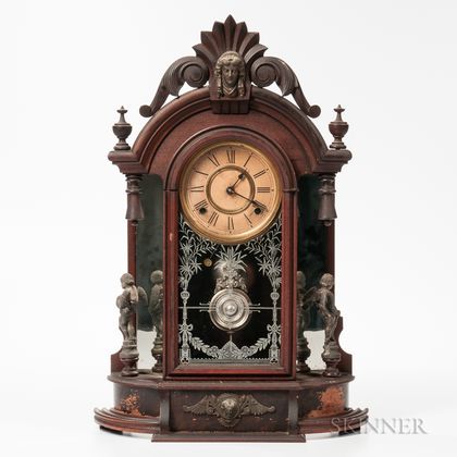 Ansonia "Triumph" Mirror Mantel Clock
