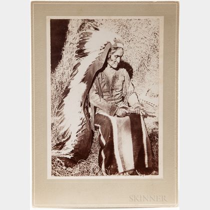 Cabinet Card Photo of Geronimo