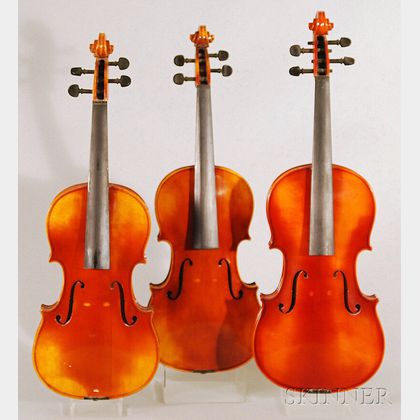 Three Modern Violas, Mittenwald, c. 1975