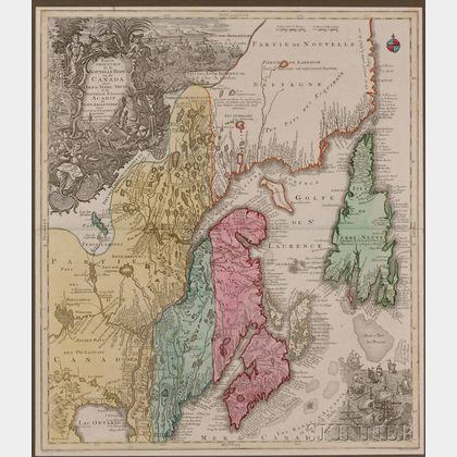 (Maps and Charts, North America),Seutter, Albrecht & Lotter, Tobias Conrad
