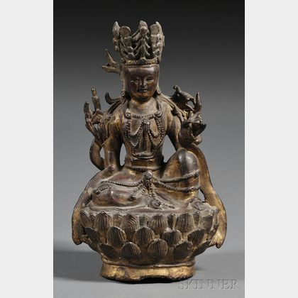 Gilt-bronze Buddhist Image