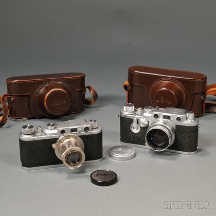 Two Leica Rangefinder Cameras