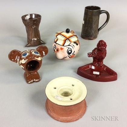 Six English Pottery Items
