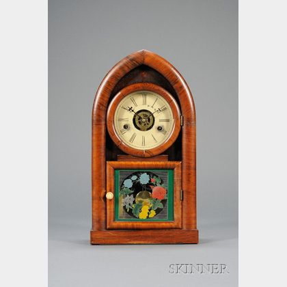 Miniature Rosewood Beehive Clock by J.C. Brown