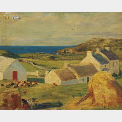 Michael Augustin Power O'Malley (Irish/American, 1878-1946) Coastal Town