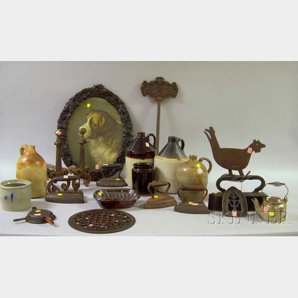 Large Lot of l9th and Early 20th Century Collectible and Decorative Items