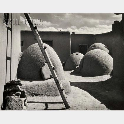 Alma Lavenson (American, 1897-1989) Indian Ovens, Taos