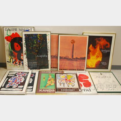 Eleven Exhibition Posters: Artigas céramiques