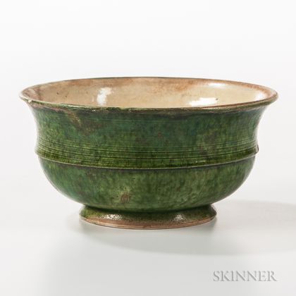 Green-glazed Bowl