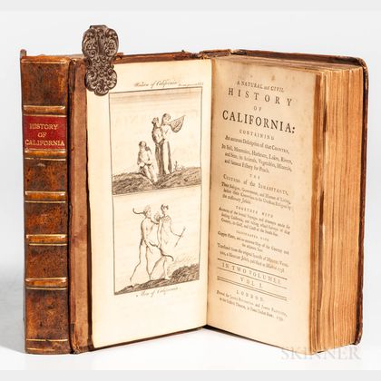 Venegas, Miguel (1680-1764) A Natural and Civil History of California.