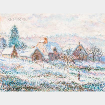 Paul-Émile Pissarro (French, 1884-1972) Farmhouse in Winter