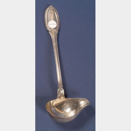 Buccellati Sterling "Empire" Pattern Punch Ladle
