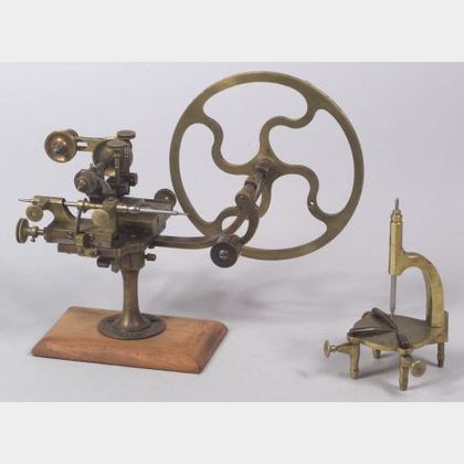 Swiss Watchmaker's Rounding-Up Tool and a Brass Uprighting Tool