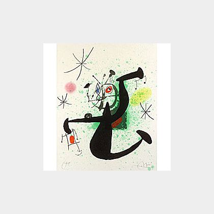 Joan Miro (Spanish, 1893-1983)La Demoiselle a Bascule