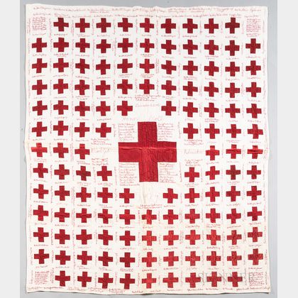 Red Cross "Honor Roll" Fund-raising Quilt