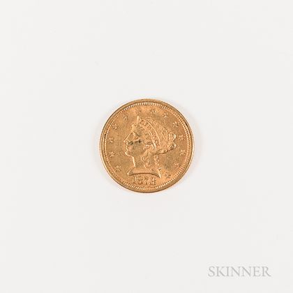 1878 $2.50 Liberty Head Gold Quarter Eagle