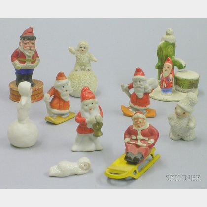Ten Tiny Christmas Figures