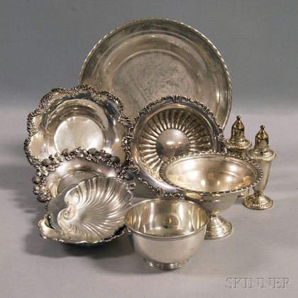 Group of Assorted American Sterling Silver Tableware