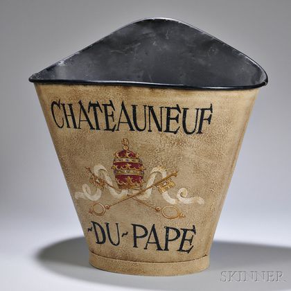 "Chateauneuf Du Pape" Grape Picker Hod