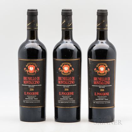 Il Poggione Brunello di Montalcino 2006, 3 bottles 