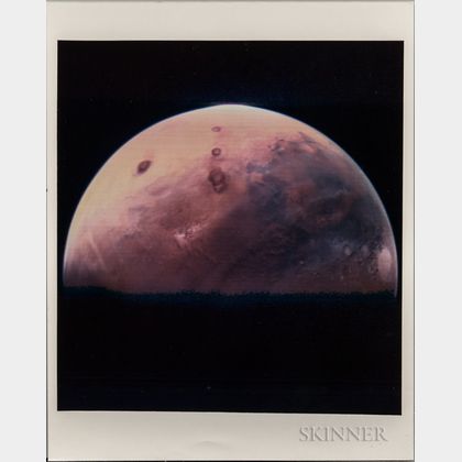 Viking 1, Mars, Ten Photographs, One Photograph of Mars's Moon, Deimos, 1976-1977.