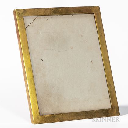 18kt Gold and Walnut Picture Frame, Tiffany & Co.