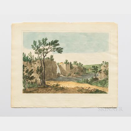 Shaw, Joshua (1776-1860) The Landscape Album. Picturesque Views of American Scenery.