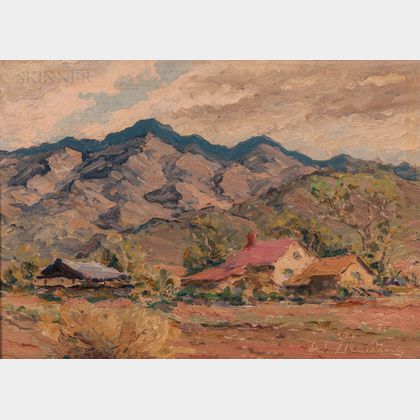 William Darling (American, 1882-1963) Farms and Mountains
