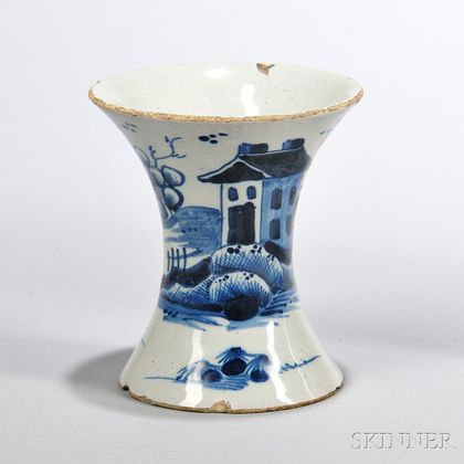 Tin-glazed Earthenware Spill Vase