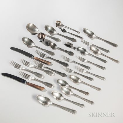 Group of Assorted Danish Silver Flatware
