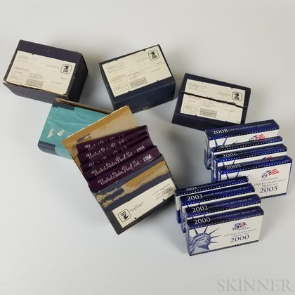 Large Group of U.S. Mint and Proof Sets