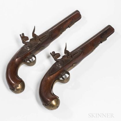 Pair of Ketland Flintlock Pistols
