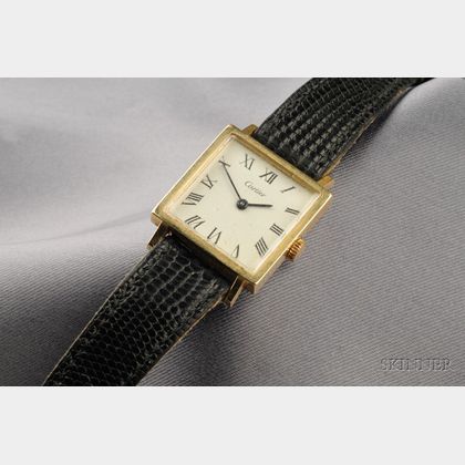 14kt Gold Wristwatch, Cartier, Concord