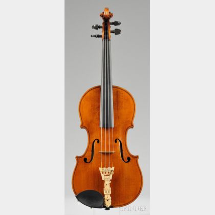 American Violin, John White, Barre, c. 1860