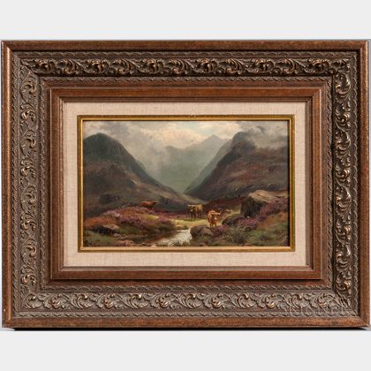 Sold at auction Edgar Longstaffe (British, 1852-1933) In Glencoe ...