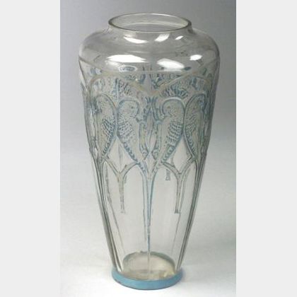 R. Lalique &#34;Inseparables&#34; Vase