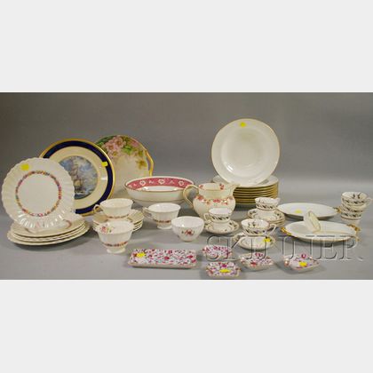 Lot of Assorted Decorated Porcelain Tableware