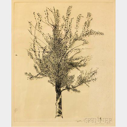 Leonard Baskin (American, 1922-2000) Tree