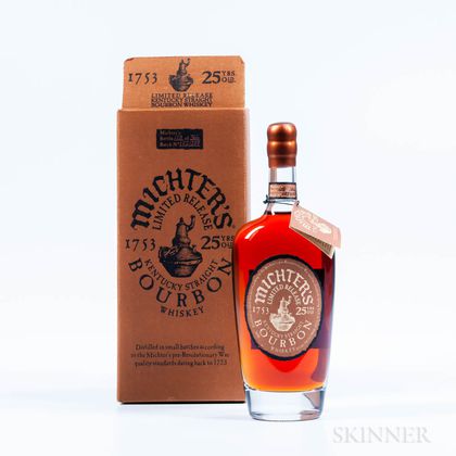 Michters Bourbon 25 Years Old, 1 750ml bottle (oc) 