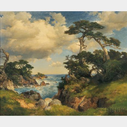 Thomas Moran (American, 1837-1926) Coast of Monterey