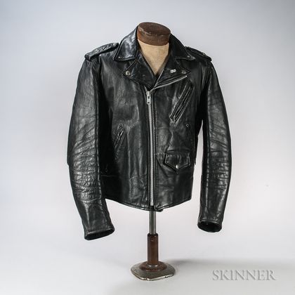 Black Leather Perfecto Motorcycle Jacket
