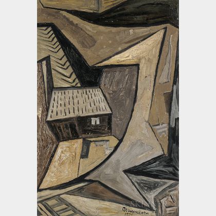 Rudolph Weisenborn (American, 1881-1974) Abstraction