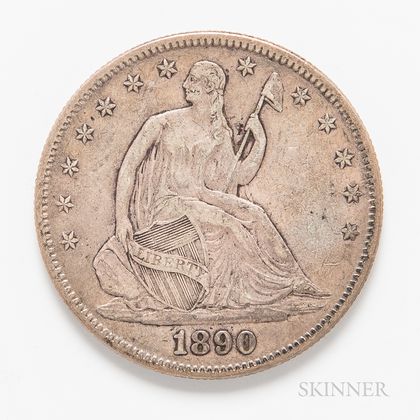 1890 Seated Liberty Half Dollar